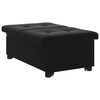 vidaXL Sofa Bed Black 67 x 194 x 38 cm Velvet