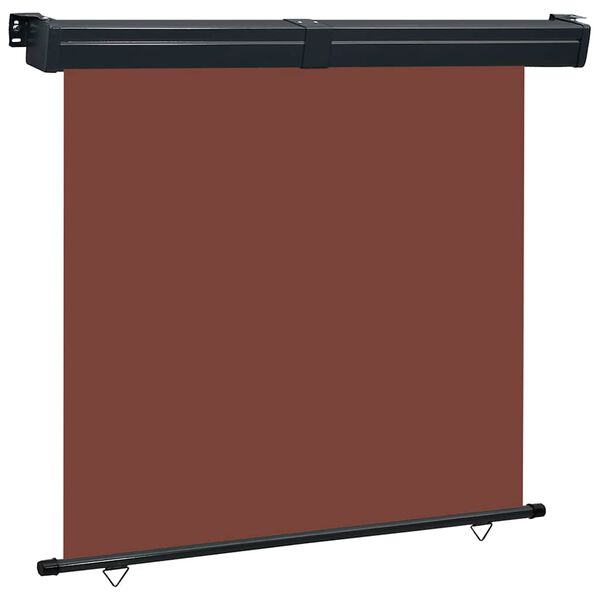 48441 vidaXL Balcony Side Awning 68.9"x98.4" Brown