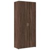 vidaXL Highboard Brown Oak 31.5"x16.7"x98" Engineered Wood
