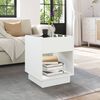 vidaXL Coffee Table White Engineered wood, Glass Medium Coffee Table