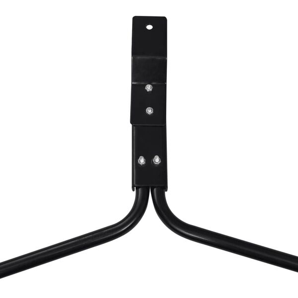 vidaXL Lawn Roller Black Iron Standard Portable Lawn Roller