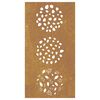 vidaXL Garden Wall Decoration Regular metal color (will rust) Corten steel