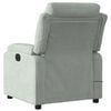 vidaXL Massage Recliner Chair Light gray