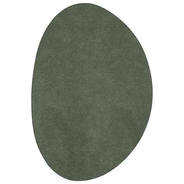 vidaXL Carpet Folding HUARTE Forest green 47.24 x 66.93 in Polyester