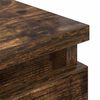 vidaXL TV Cabinet Smoked oak Engineered wood Medium TV Cabinet