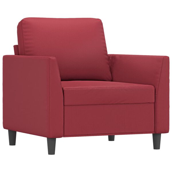 vidaXL Sofa Chair Wine Red