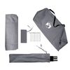 vidaXL Storage Tent Gray and Orange Waterproof
