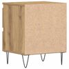 vidaXL Bedside Cabinet artisan oak 40 x 35 x 50 cm Engineered wood
