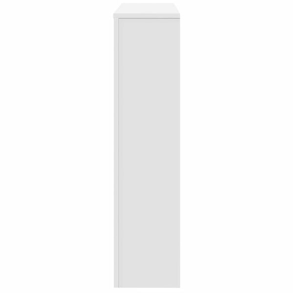 vidaXL Radiator Cover White 58.7x7.9x32.3" Engineered Wood