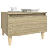 vidaXL Side Table Sonoma oak Engineered wood Small Coffee Table