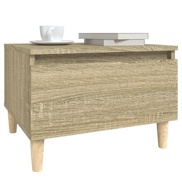 vidaXL Side Table Sonoma oak Engineered wood Small Coffee Table