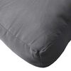vidaXL Pallet Cushion Anthracite 100% polyester, Hollow fiber