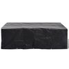 vidaXL Garden Furniture Cover Set of 2 Black Polyethylene Large