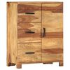 vidaXL Sideboard 22.8"x11.8"x29.5" Solid Acacia Wood