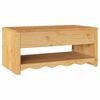 vidaXL Coffee Table Drammen Oak 99 x 55 x 45 cm Solid pine wood