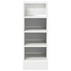 vidaXL Bottom Cabinet White Engineered Wood 11.8x17.5x32.1 in