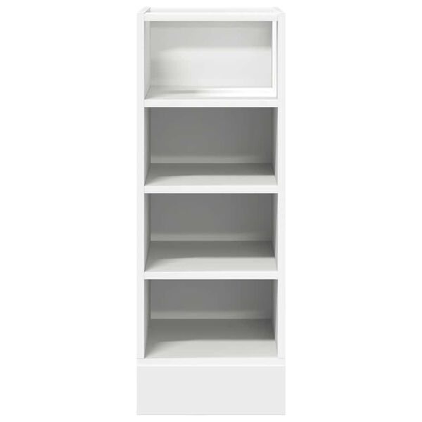 vidaXL Bottom Cabinet White Engineered Wood 11.8x17.5x32.1 in