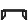 vidaXL Coffee Table Black Engineered Wood Coffee Table Square Modern