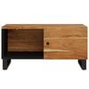 vidaXL Coffee Table Natural Solid Acacia wood Medium Coffee Table
