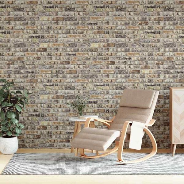 vidaXL 3D Wall Panels with Multicolor Brick Design 10 pcs EPS