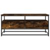 vidaXL Coffee Table Smoked oak Engineered wood, metal Medium