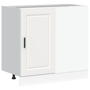 vidaXL Kitchen Base Cabinet White Engineered wood Standard