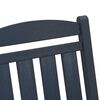 vidaXL Garden Rocking Chair Navy Blue 92 x 70 x 108cm HDPE