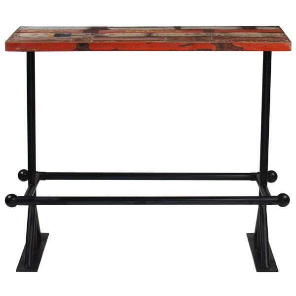 vidaXL Bar Set Multicolor Solid Reclaimed Wood Standard Industrial