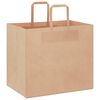 vidaXL Paper Bags 50 pcs with Handles Brown 32x22x28 cm