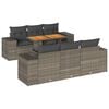 vidaXL Garden Sofa Set Gray