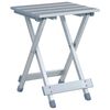 vidaXL Camping Stool Aluminium 11.0x10.2x15.4"