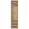 vidaXL Wardrobe Artisan Oak Engineered Wood Standard Wardrobe