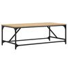 vidaXL Coffee Table Sonoma Oak Engineered Wood, Metal