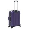 vidaXL Hardcase Trolley Set 3 pcs Purple ABS