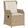 vidaXL Patio Lounge Set Beige and cream white
