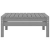 vidaXL 8 Piece Patio Lounge Set Gray Solid Pinewood