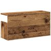vidaXL Wall Cabinet Old Wood Engineered Wood 23.6x7.9x11.8 in