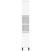 vidaXL Bathroom Furniture Set White Engineered wood, metal