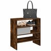 vidaXL Shoe Rack Set of 2 Smoked Oak Engineered wood Standard