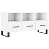 vidaXL TV Cabinet White Engineered Wood Medium TV Cabinet Rectangular