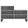 vidaXL Shoe Cabinet Concrete Grey Engineered wood and metal