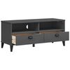 vidaXL TV Stand Anthracite Grey Engineered Wood Medium TV Stand