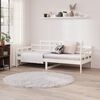 vidaXL Day Bed White Solid pine wood, plywood 31.5x79 in Convertible