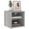 vidaXL TV Wall Cabinet Grey Sonoma Engineered wood