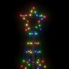 vidaXL LED Christmas Tree Colorful Copper, Iron 70.9 in height Lights