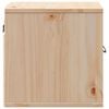 vidaXL Wall Cabinet Natural wood Solid pine wood Compact Wall Cabinet
