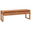 vidaXL TV Cabinet Natural Teak Solid teak wood, plywood Medium