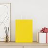 vidaXL Paper Bags 50 pcs with Handles Yellow 26x12x35 cm
