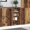 vidaXL Bottom Cabinet Old wood Engineered wood Medium Adjustable Feet