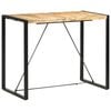 vidaXL Bar Table Mango Wood Solid Mango Wood, Steel Large Industrial